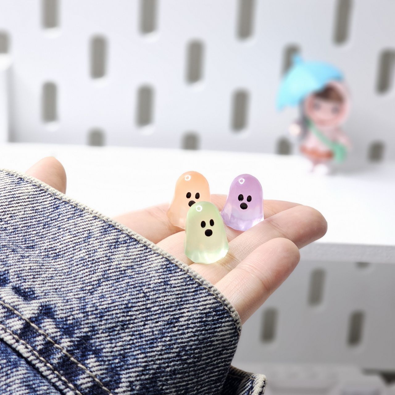 شب نما طرح شبح رنگی