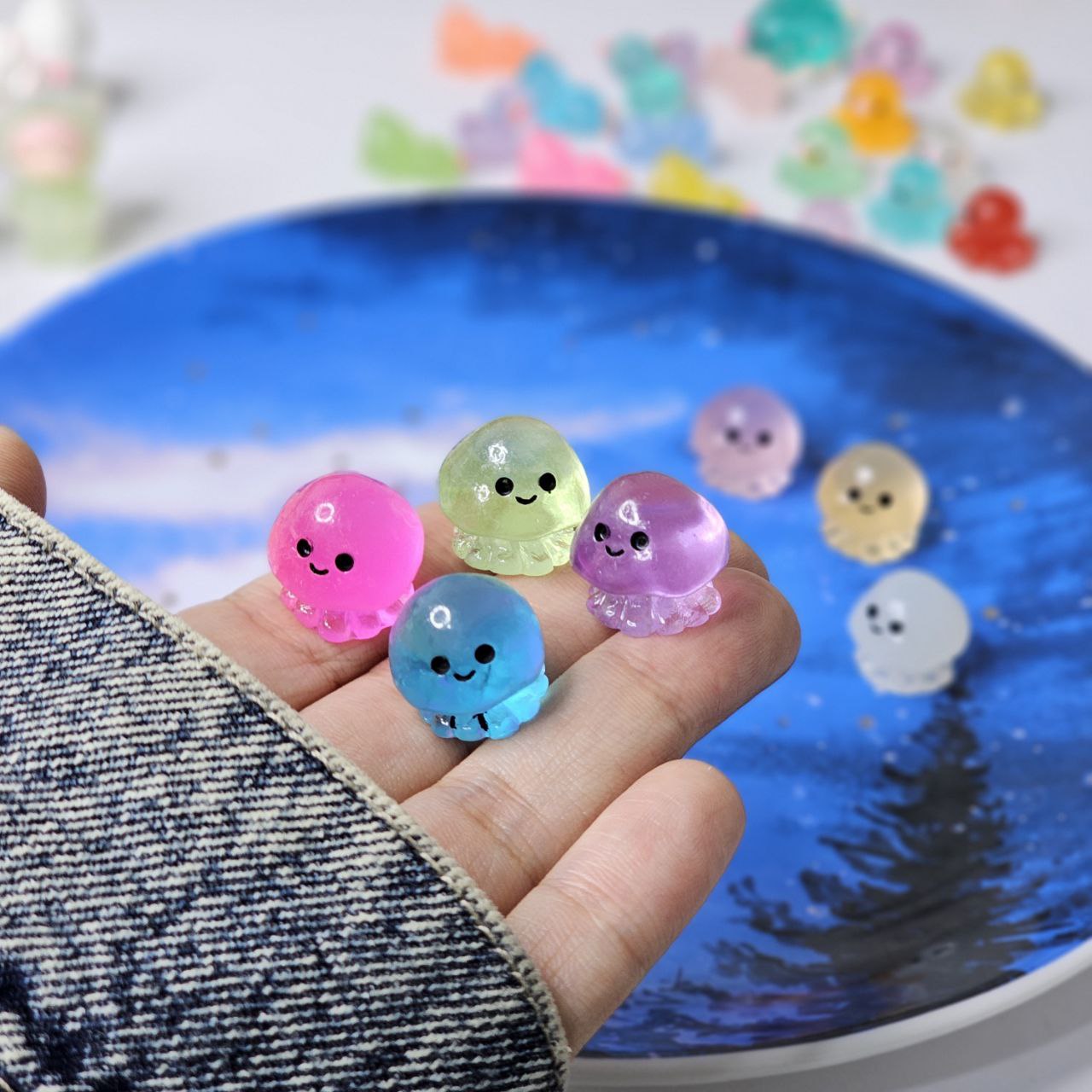 شب نما طرح عروس دریایی