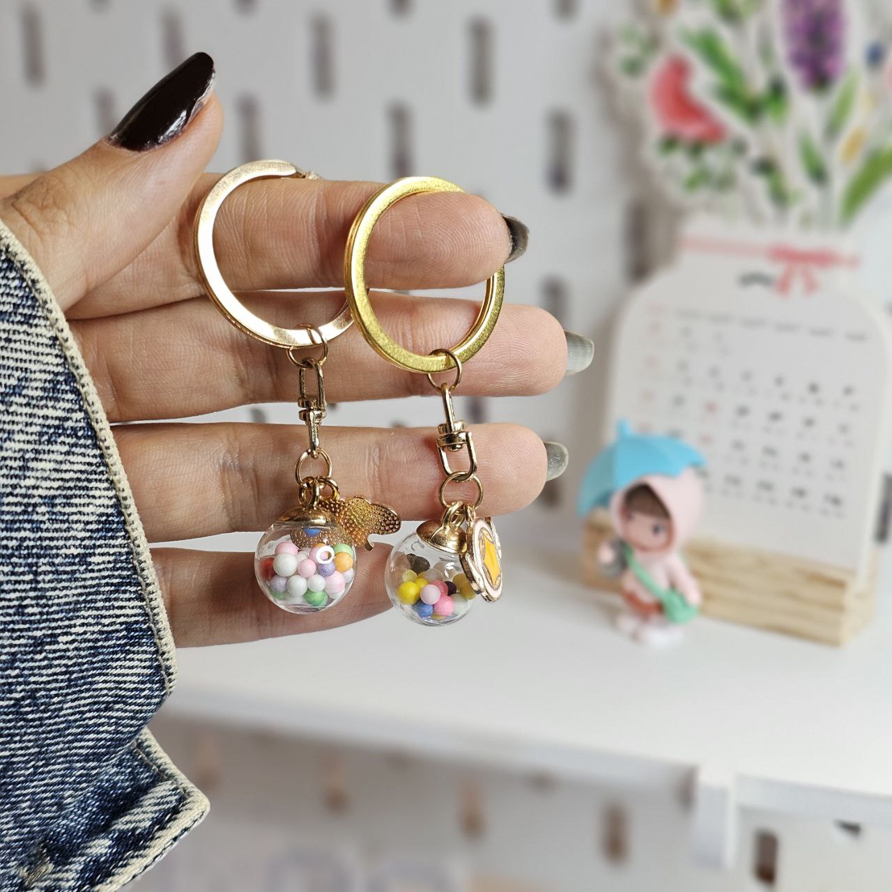 آویز کلید گوی دار