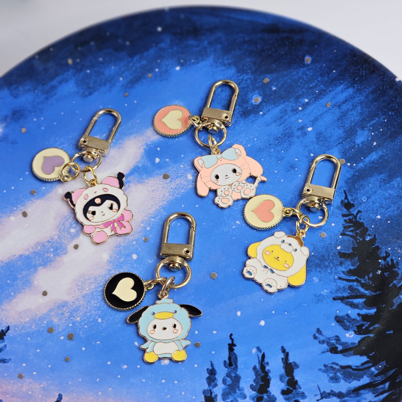 آویز کلید فلزی سانریو