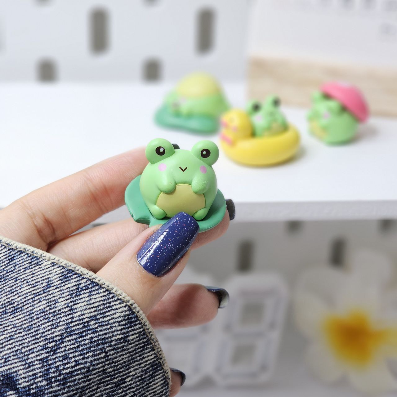 فیگور طرح قورباغه سبز