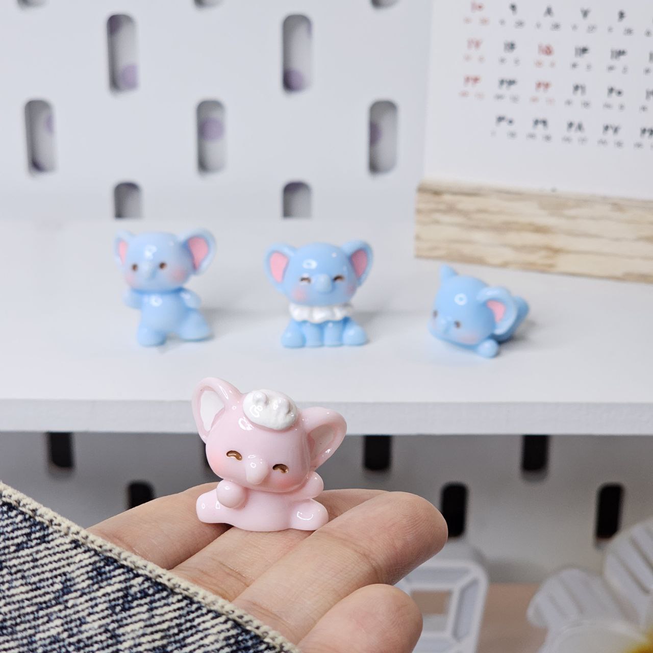 فیگور طرح فیل رنگی