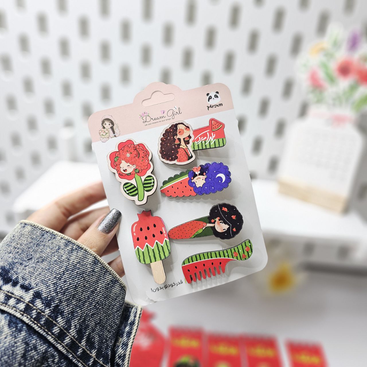 گیره مو دختر کیوت