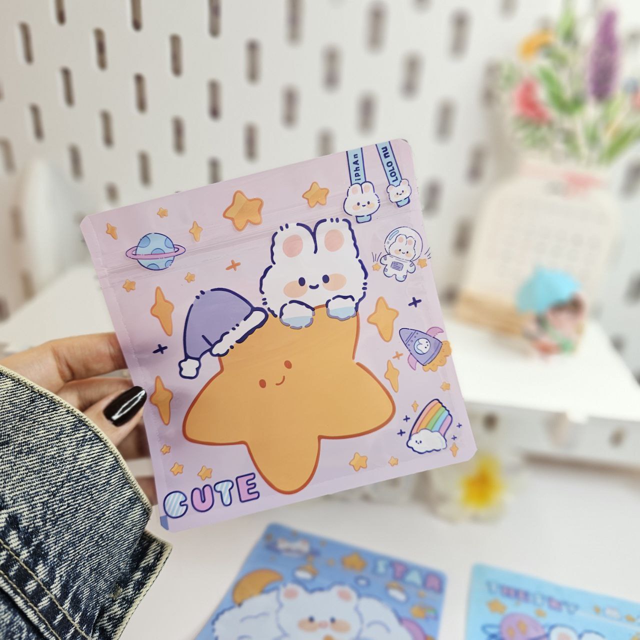 زیپ کیپ طرح تدی و ماه